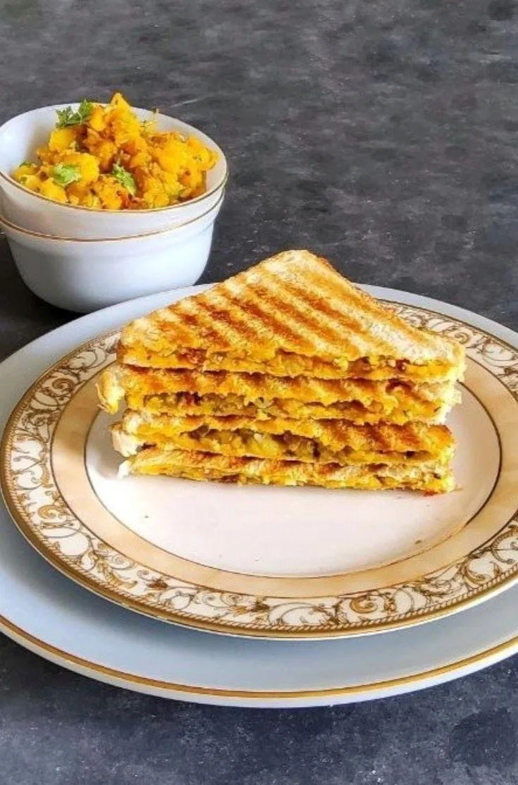 Aaloo Mutter Sandwich (Grill)